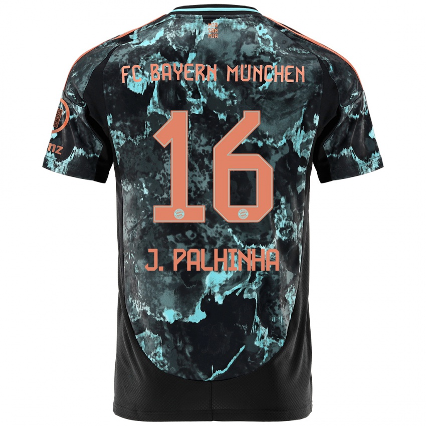 Criança Camisola João Palhinha #16 Preto Alternativa 2024/25 Camisa