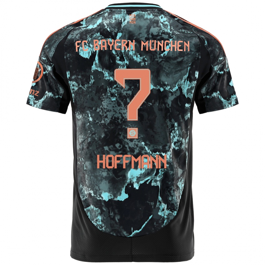 Criança Camisola Tim Hoffmann #0 Preto Alternativa 2024/25 Camisa