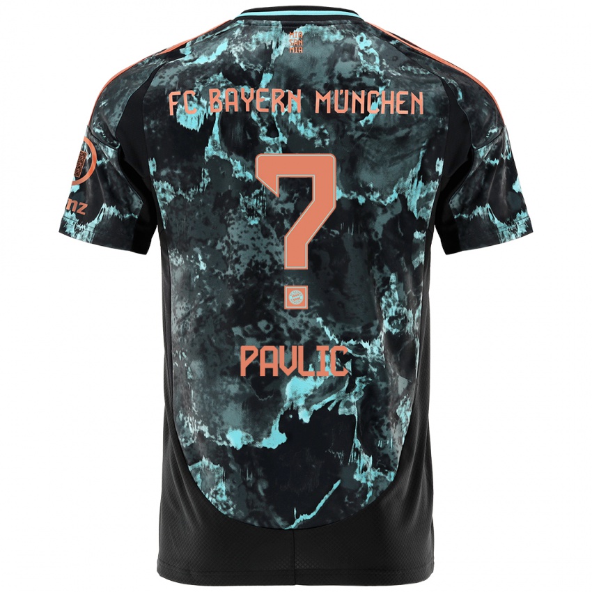 Criança Camisola Raphael Pavlic #0 Preto Alternativa 2024/25 Camisa