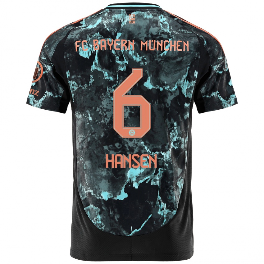 Criança Camisola Tuva Hansen #6 Preto Alternativa 2024/25 Camisa