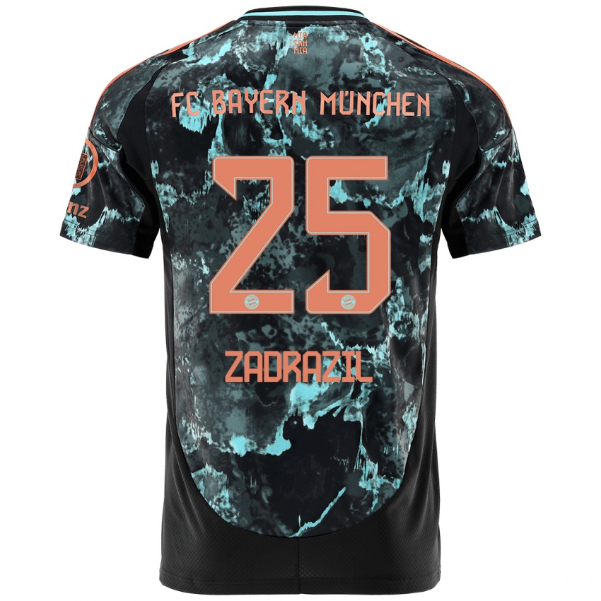 Criança Camisola Sarah Zadrazil #25 Preto Alternativa 2024/25 Camisa