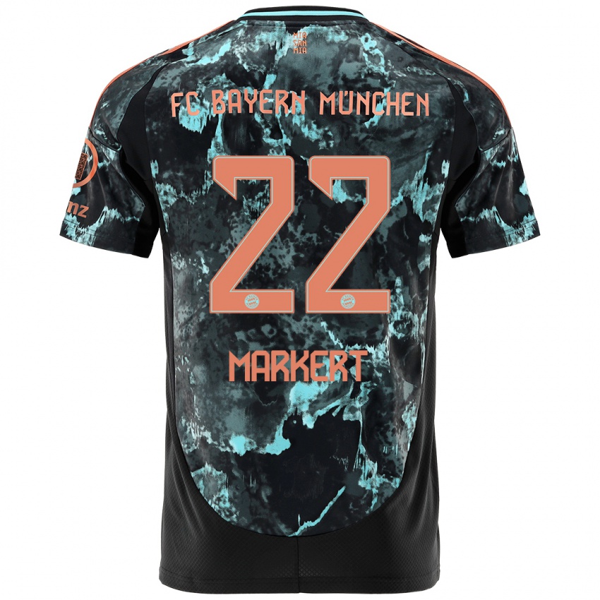 Criança Camisola Leon Markert #22 Preto Alternativa 2024/25 Camisa