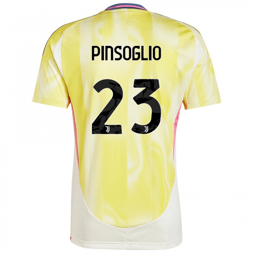 Criança Camisola Carlo Pinsoglio #23 Solar Amarelo Alternativa 2024/25 Camisa