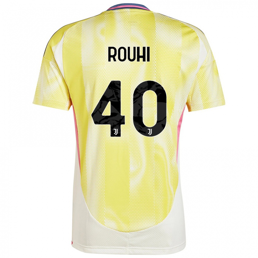 Criança Camisola Jonas Rouhi #40 Solar Amarelo Alternativa 2024/25 Camisa