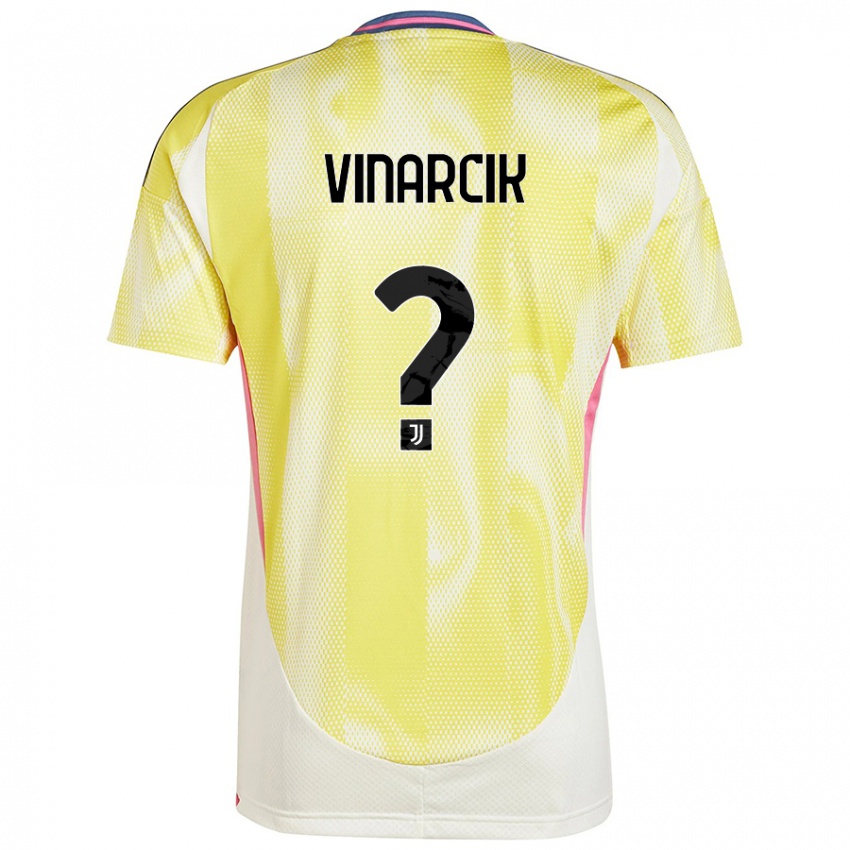 Criança Camisola Jakub Vinarcik #0 Solar Amarelo Alternativa 2024/25 Camisa