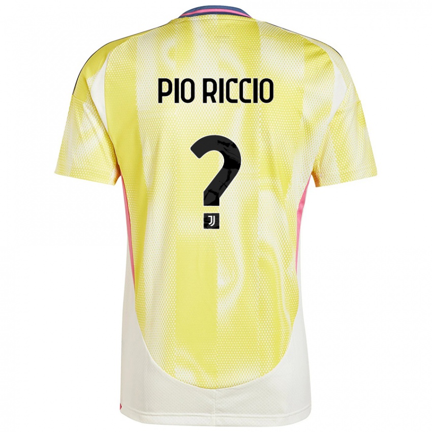 Criança Camisola Alessandro Pio Riccio #0 Solar Amarelo Alternativa 2024/25 Camisa