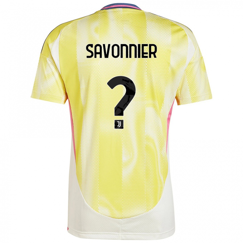 Criança Camisola Nelson Savonnier #0 Solar Amarelo Alternativa 2024/25 Camisa