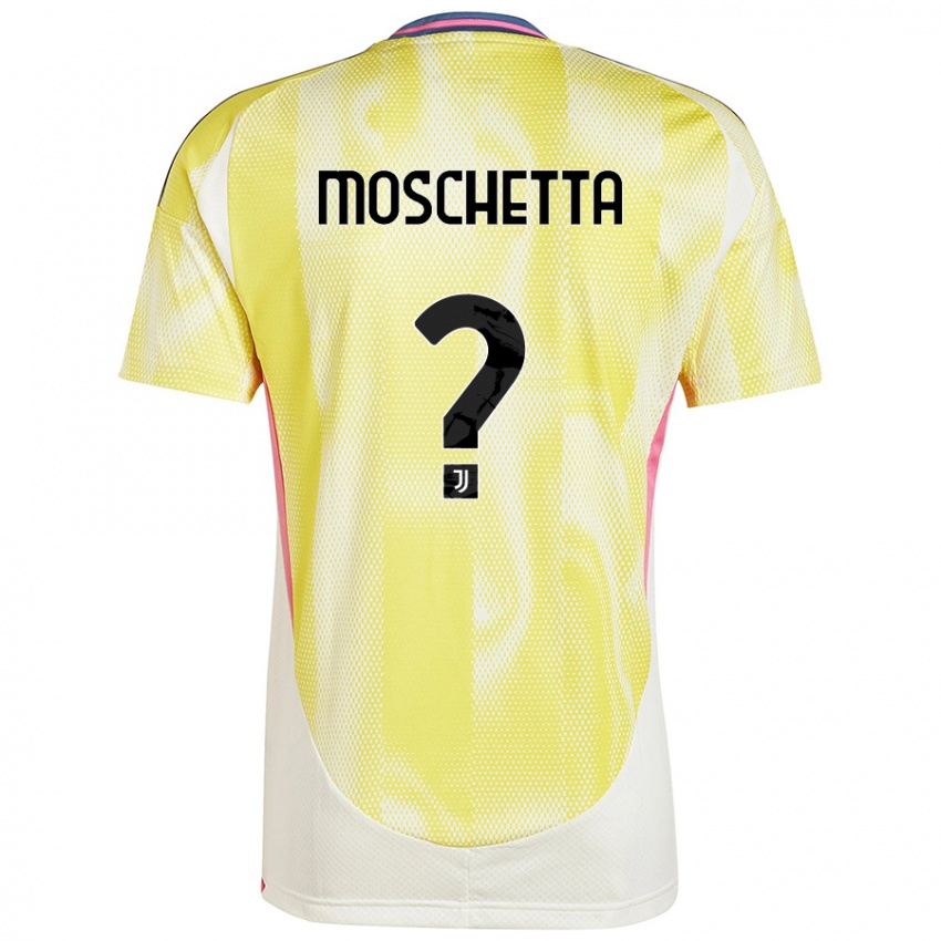 Criança Camisola Lorenzo Moschetta #0 Solar Amarelo Alternativa 2024/25 Camisa