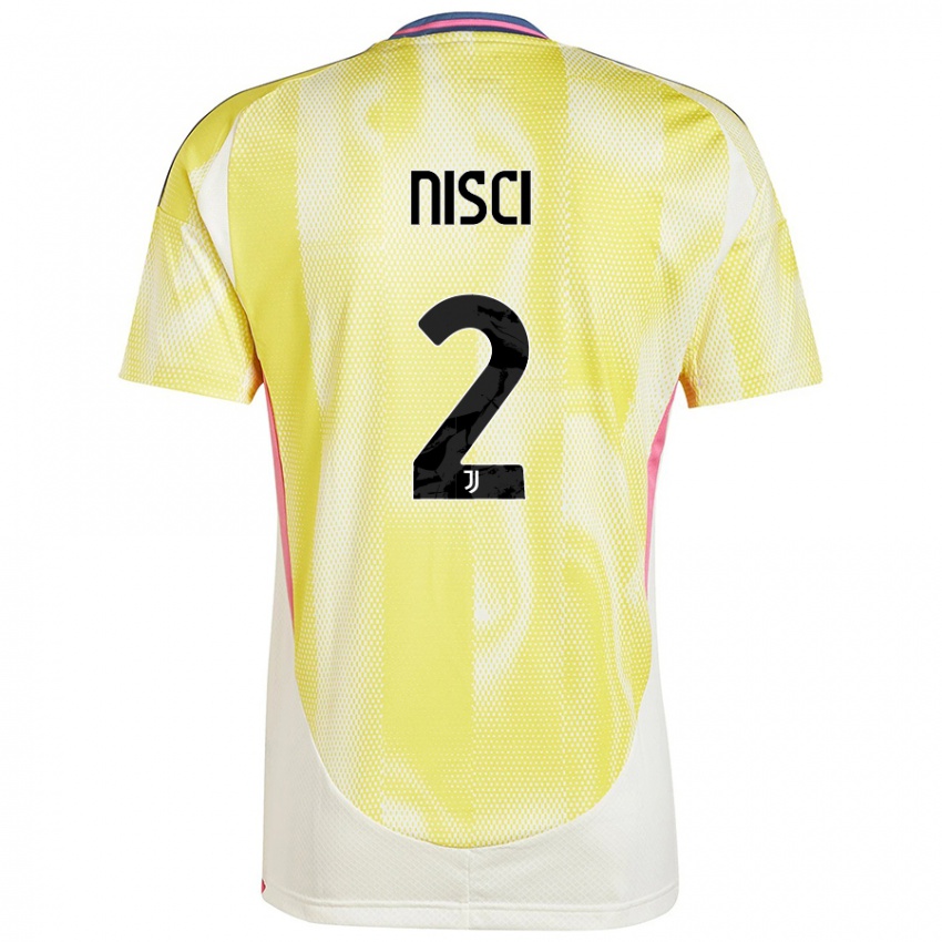 Criança Camisola Alessandro Nisci #2 Solar Amarelo Alternativa 2024/25 Camisa