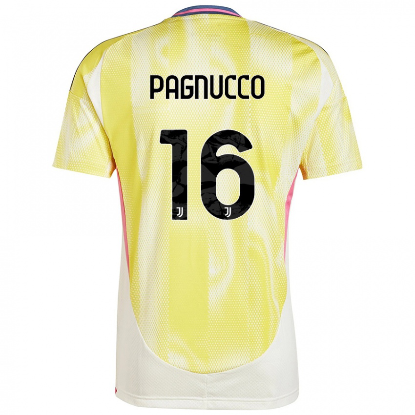 Criança Camisola Filippo Pagnucco #16 Solar Amarelo Alternativa 2024/25 Camisa