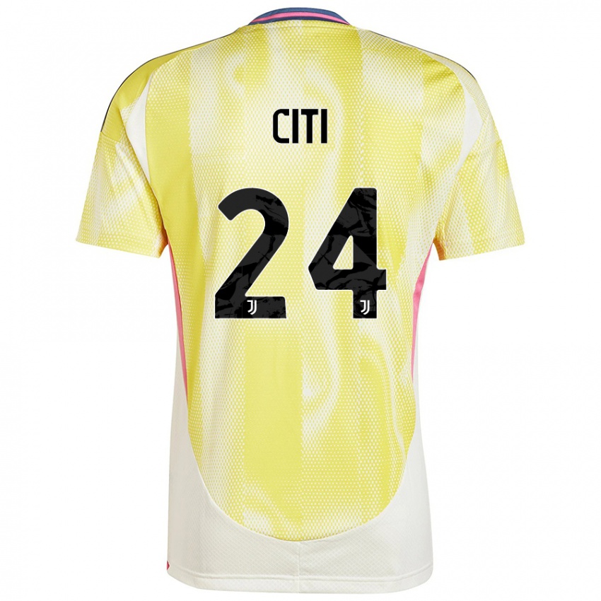 Criança Camisola Alessandro Citi #24 Solar Amarelo Alternativa 2024/25 Camisa