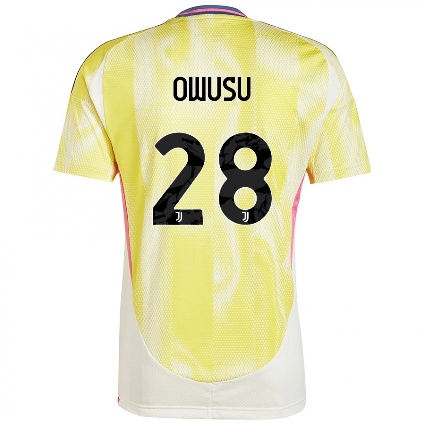 Criança Camisola Augusto Owusu #28 Solar Amarelo Alternativa 2024/25 Camisa