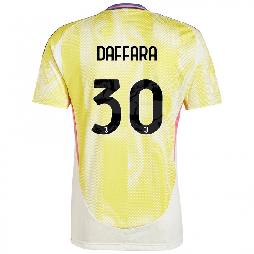 Criança Camisola Giovanni Daffara #30 Solar Amarelo Alternativa 2024/25 Camisa