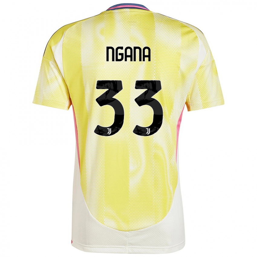 Criança Camisola Valdes Ngana #33 Solar Amarelo Alternativa 2024/25 Camisa