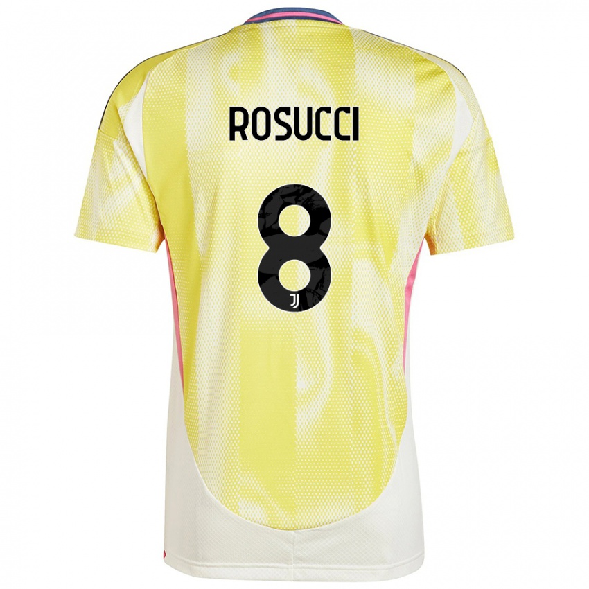 Criança Camisola Martina Rosucci #8 Solar Amarelo Alternativa 2024/25 Camisa