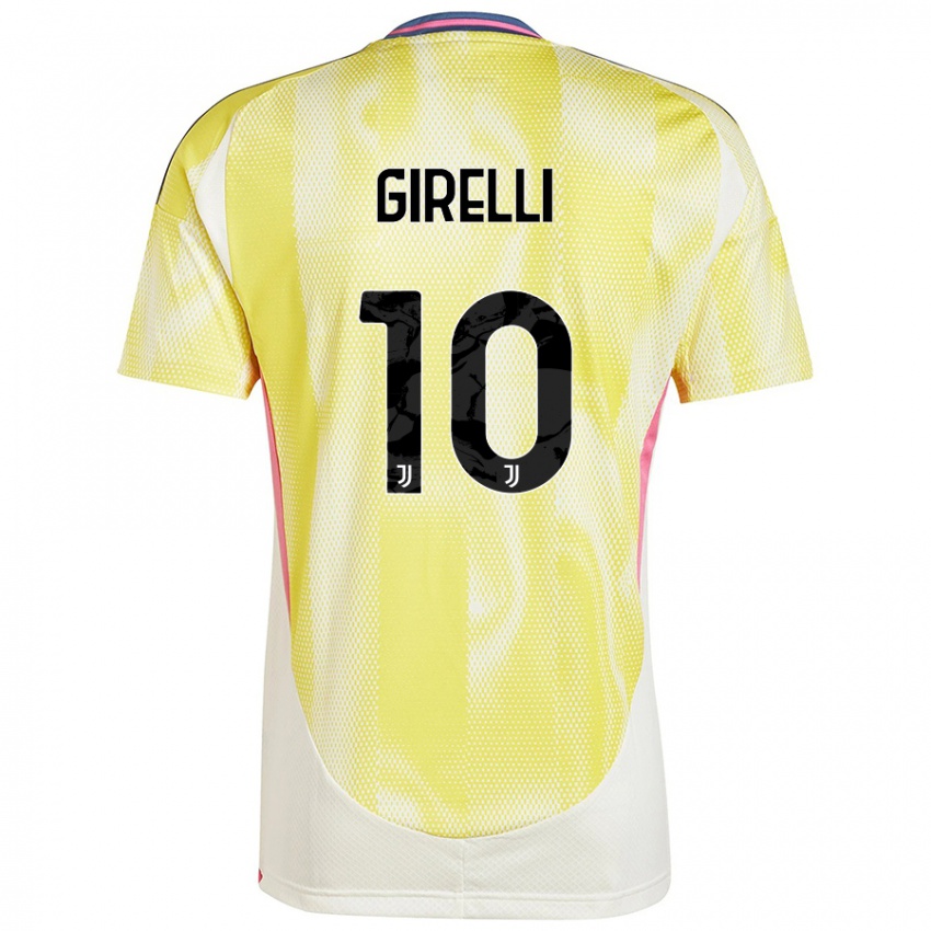 Criança Camisola Cristiana Girelli #10 Solar Amarelo Alternativa 2024/25 Camisa