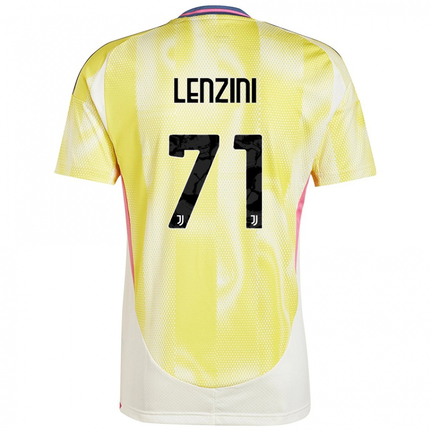 Criança Camisola Martina Lenzini #71 Solar Amarelo Alternativa 2024/25 Camisa