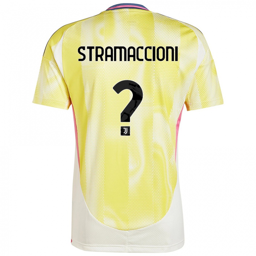 Criança Camisola Diego Stramaccioni #0 Solar Amarelo Alternativa 2024/25 Camisa