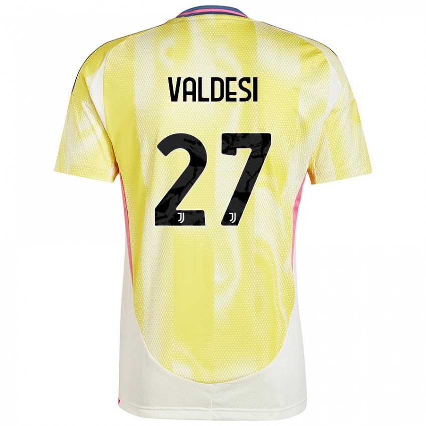 Criança Camisola Andrea Valdesi #27 Solar Amarelo Alternativa 2024/25 Camisa