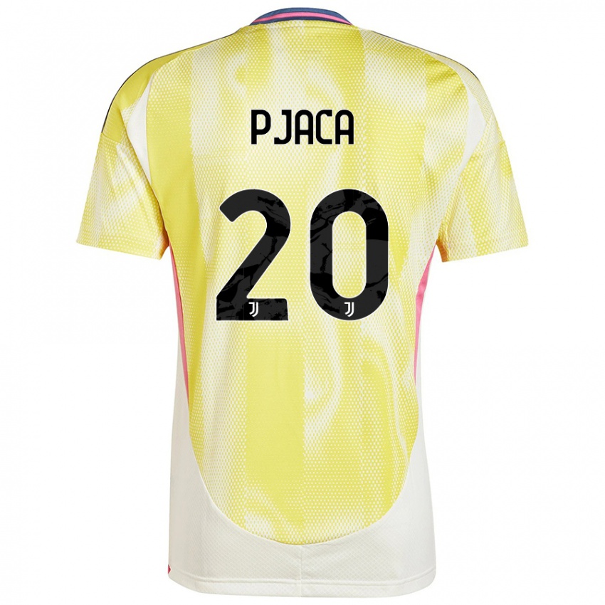 Criança Camisola Marko Pjaca #20 Solar Amarelo Alternativa 2024/25 Camisa