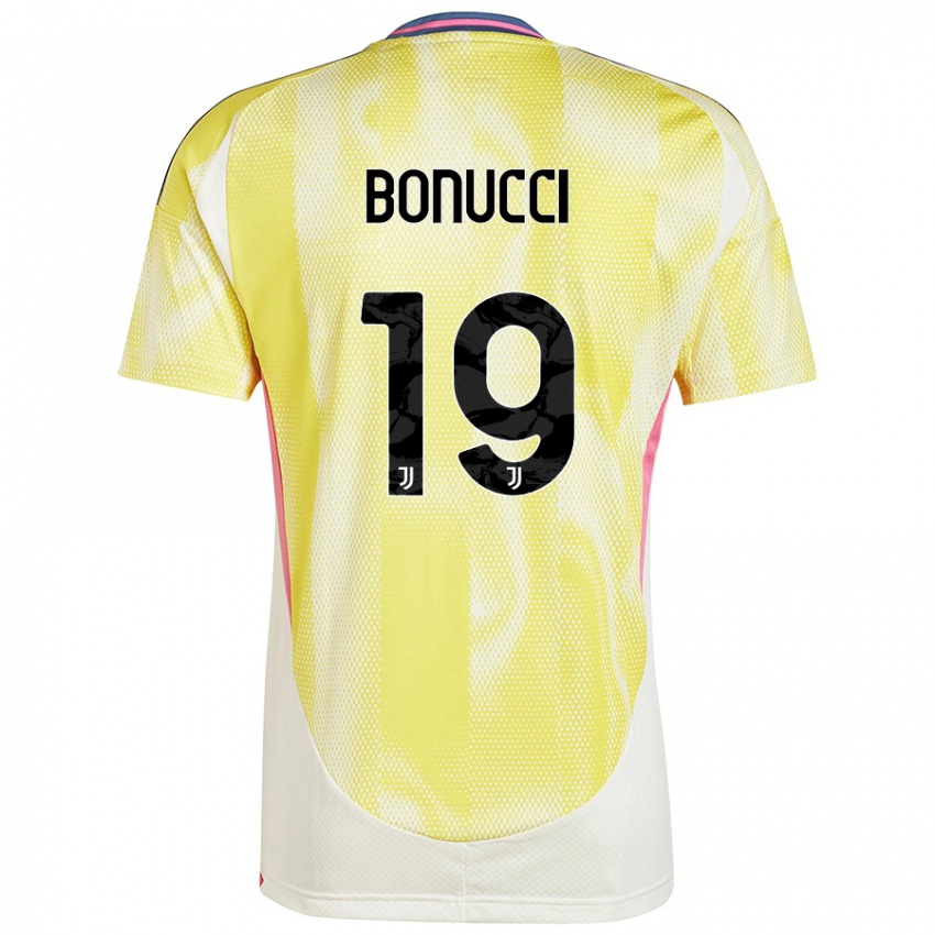 Criança Camisola Leonardo Bonucci #19 Solar Amarelo Alternativa 2024/25 Camisa