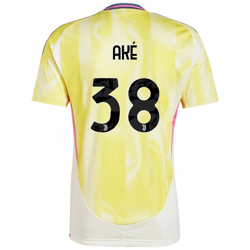 Criança Camisola Marley Ake #38 Solar Amarelo Alternativa 2024/25 Camisa