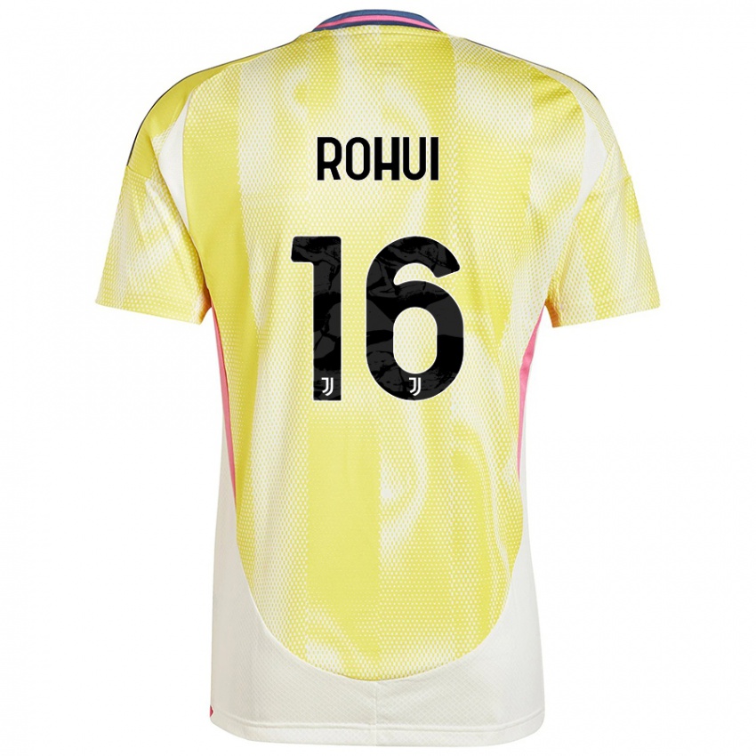 Criança Camisola Jonas Rohui #16 Solar Amarelo Alternativa 2024/25 Camisa