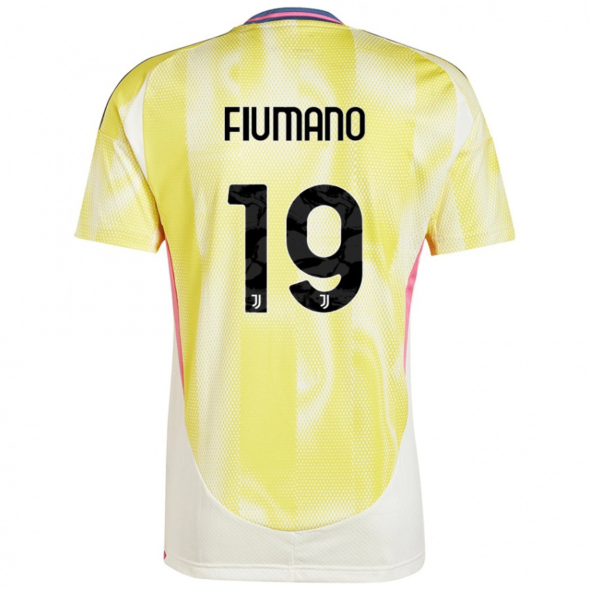 Criança Camisola Filippo Fiumano #19 Solar Amarelo Alternativa 2024/25 Camisa