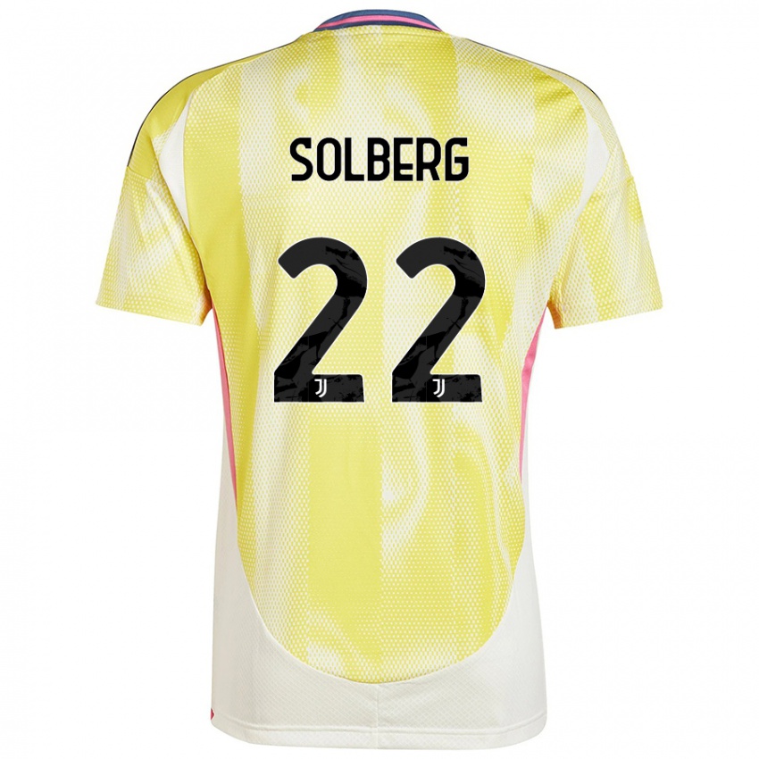 Criança Camisola Elias Solberg #22 Solar Amarelo Alternativa 2024/25 Camisa