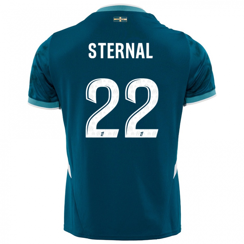 Criança Camisola Enzo Sternal #22 Azul Turquesa Alternativa 2024/25 Camisa