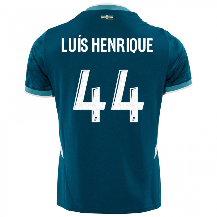 Criança Camisola Luis Henrique #44 Azul Turquesa Alternativa 2024/25 Camisa