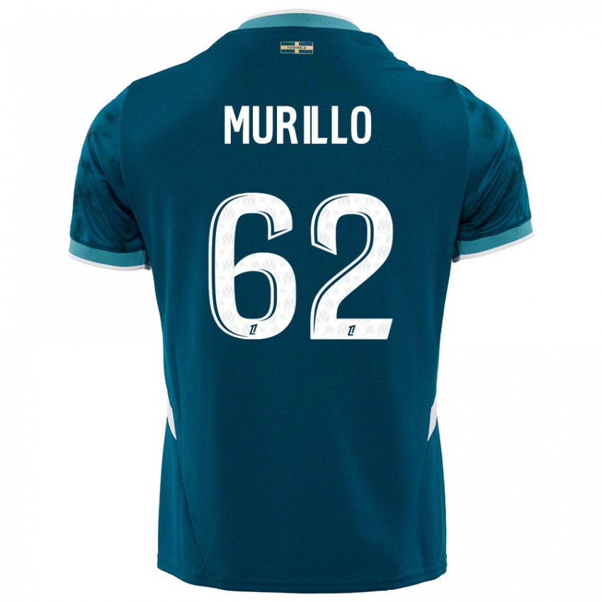 Criança Camisola Amir Murillo #62 Azul Turquesa Alternativa 2024/25 Camisa