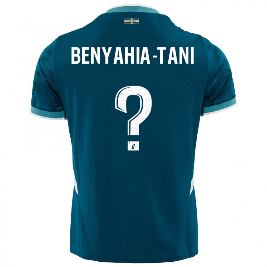 Criança Camisola Aylan Benyahia-Tani #0 Azul Turquesa Alternativa 2024/25 Camisa