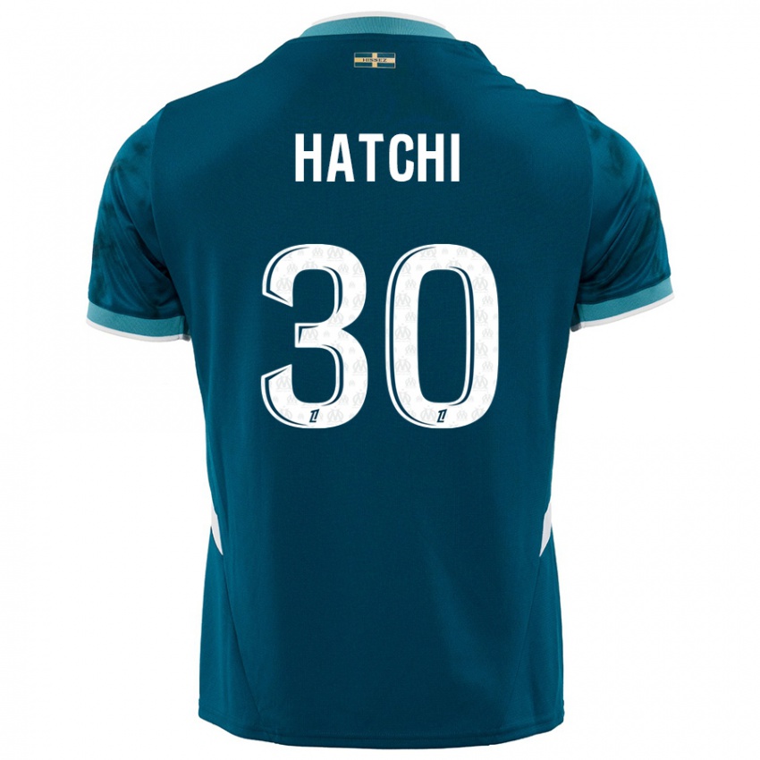 Criança Camisola Anaïs Hatchi #30 Azul Turquesa Alternativa 2024/25 Camisa