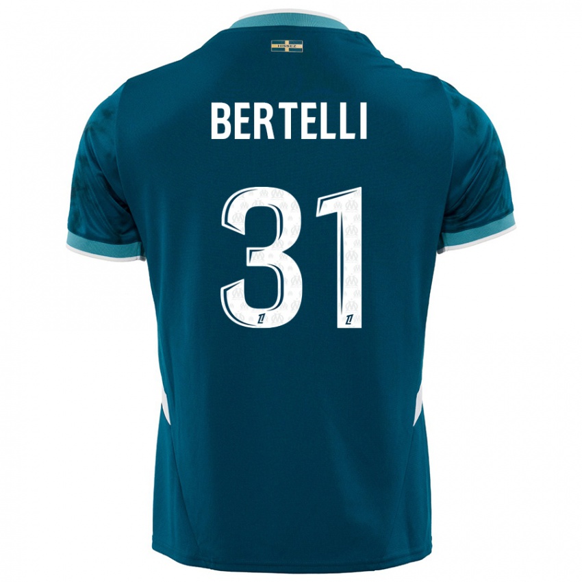 Criança Camisola Ugo Bertelli #31 Azul Turquesa Alternativa 2024/25 Camisa