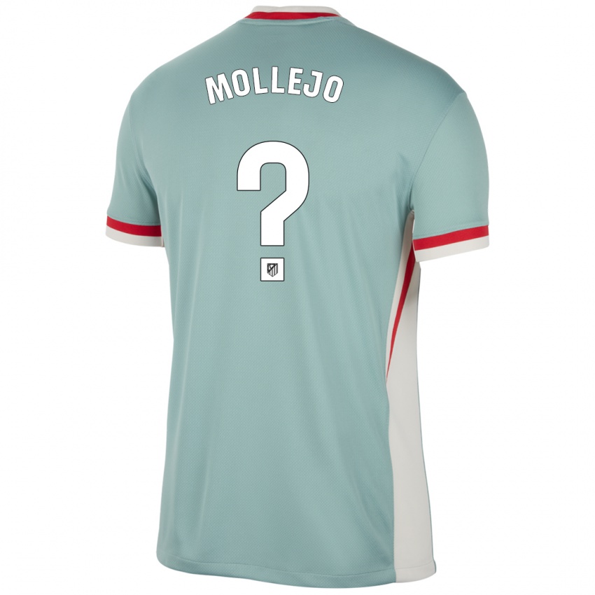 Criança Camisola Victor Mollejo #0 Blue Blue Light Bege Alternativa 2024/25 Camisa