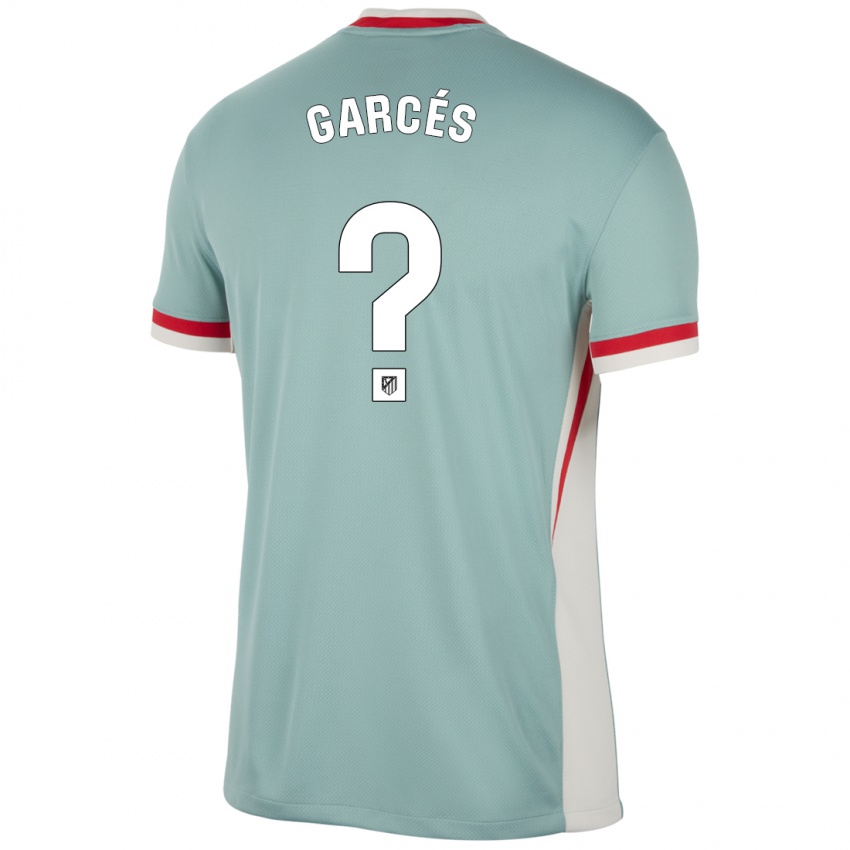 Criança Camisola Borja Garcés #0 Blue Blue Light Bege Alternativa 2024/25 Camisa