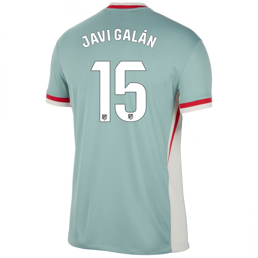 Criança Camisola Javi Galán #15 Blue Blue Light Bege Alternativa 2024/25 Camisa