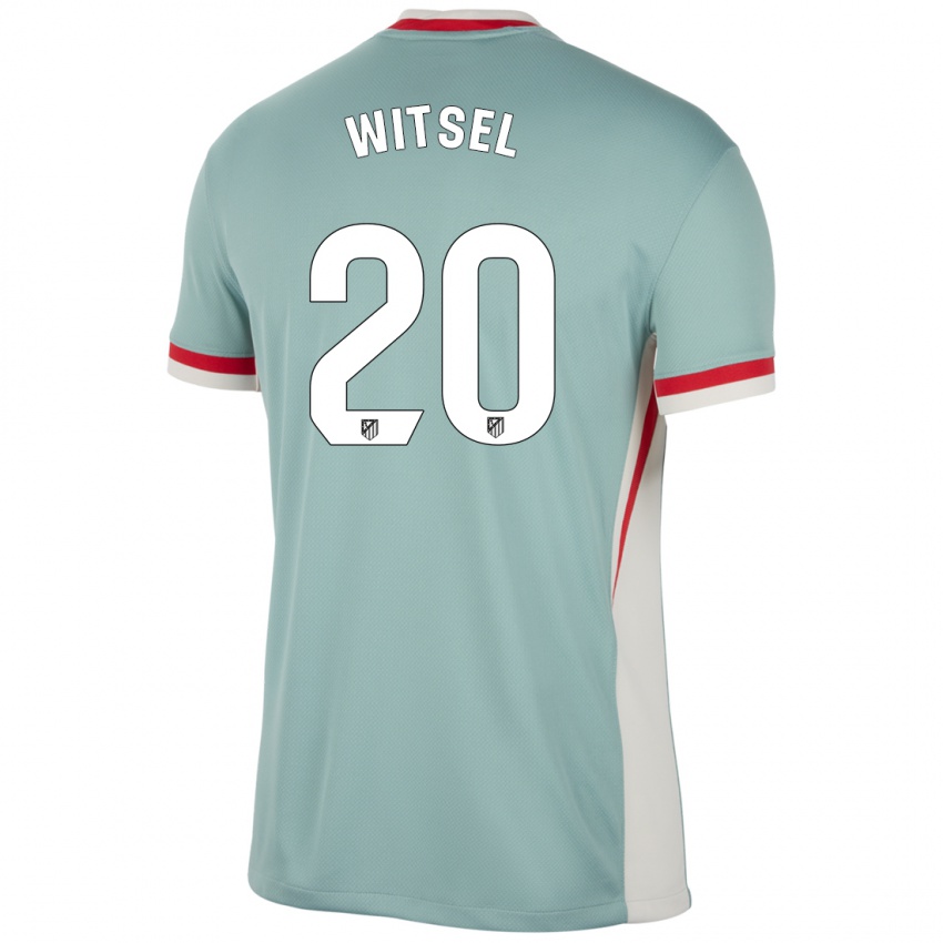 Criança Camisola Axel Witsel #20 Blue Blue Light Bege Alternativa 2024/25 Camisa