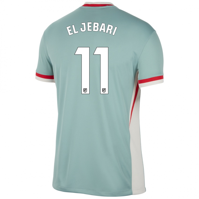 Criança Camisola Salim El Jebari #11 Blue Blue Light Bege Alternativa 2024/25 Camisa