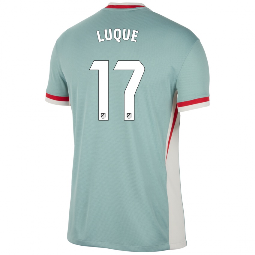 Criança Camisola Iker Luque #17 Blue Blue Light Bege Alternativa 2024/25 Camisa