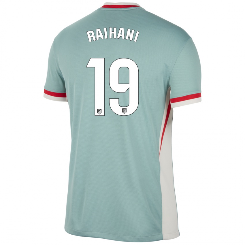 Criança Camisola Abde Raihani #19 Blue Blue Light Bege Alternativa 2024/25 Camisa