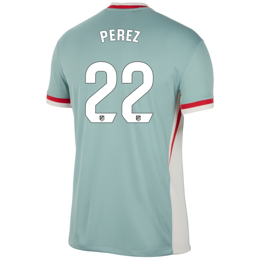 Criança Camisola Pablo Pérez #22 Blue Blue Light Bege Alternativa 2024/25 Camisa