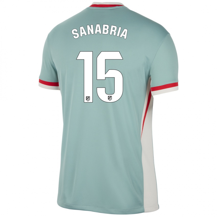 Criança Camisola Juan Sanabria #15 Blue Blue Light Bege Alternativa 2024/25 Camisa