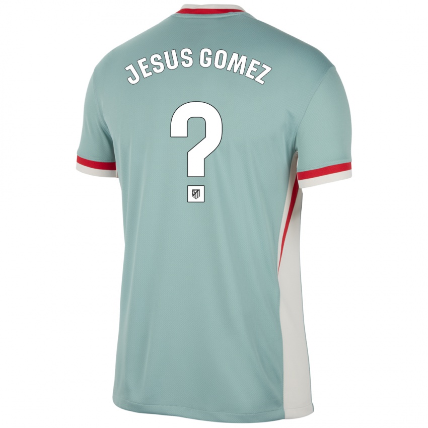 Criança Camisola Jesus Gomez #0 Blue Blue Light Bege Alternativa 2024/25 Camisa