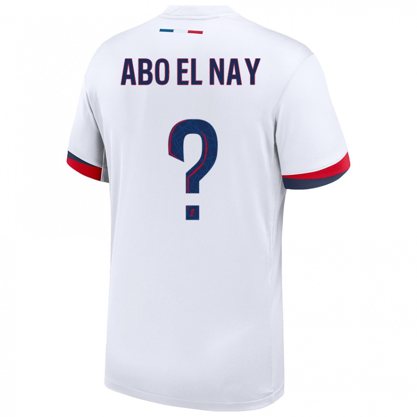 Criança Camisola Rayan Abo El Nay #0 Azul Branco Vermelho Alternativa 2024/25 Camisa