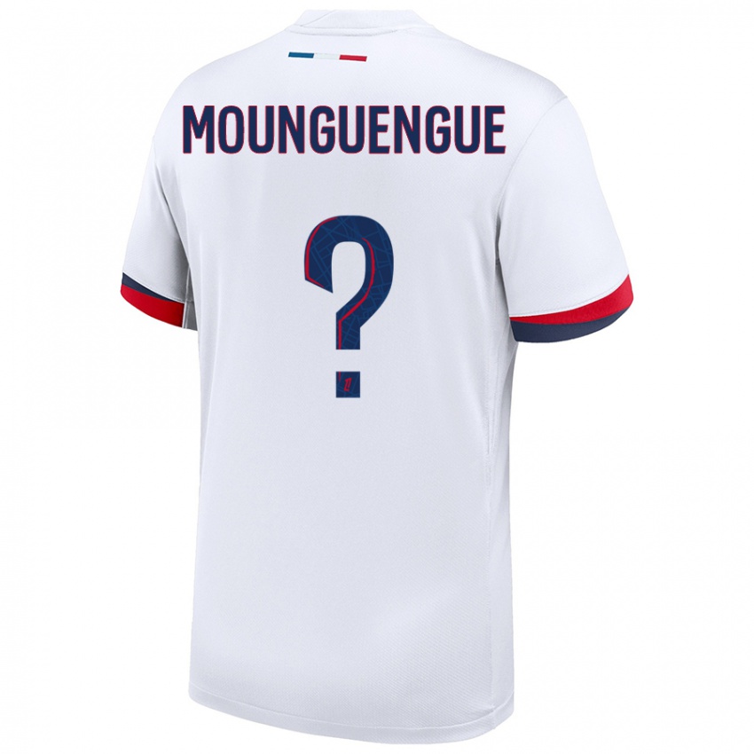 Criança Camisola Pierre Mounguengue #0 Azul Branco Vermelho Alternativa 2024/25 Camisa