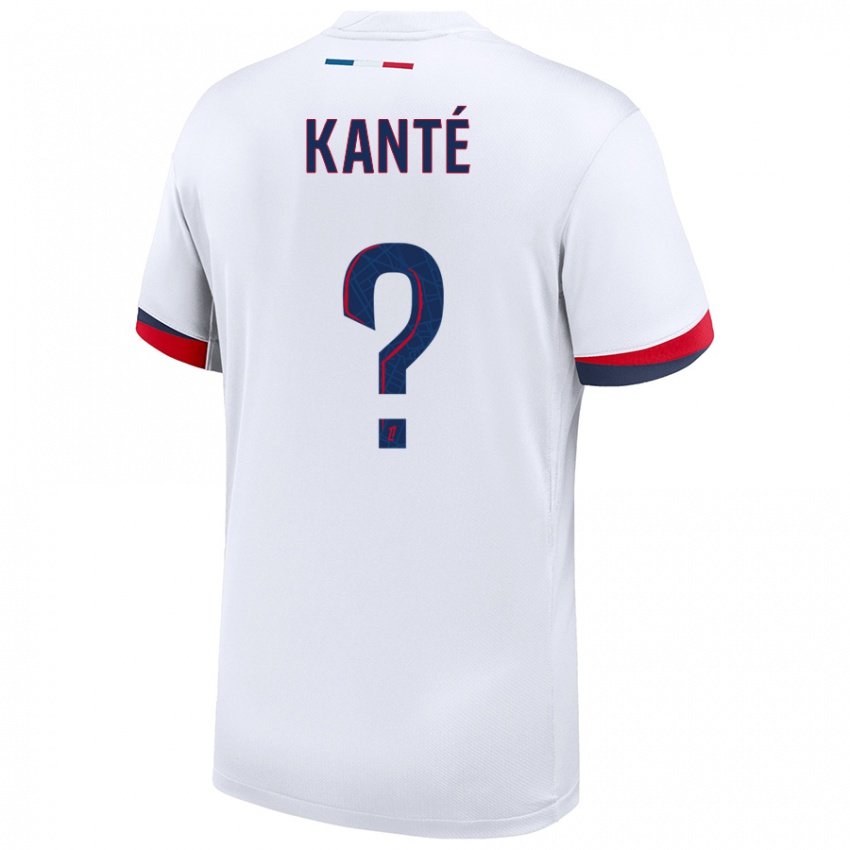 Criança Camisola Nahil Kanté #0 Azul Branco Vermelho Alternativa 2024/25 Camisa