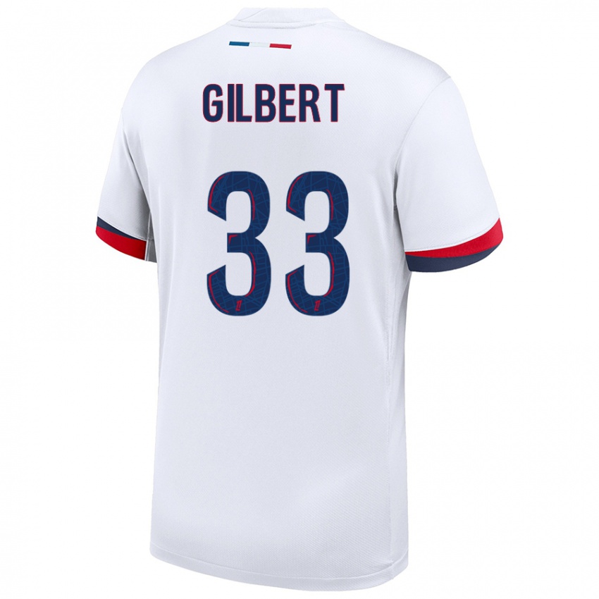 Criança Camisola Tara Elimbi Gilbert #33 Azul Branco Vermelho Alternativa 2024/25 Camisa