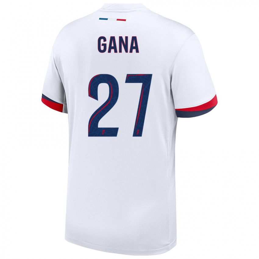 Criança Camisola Idrissa Gana Gueye #27 Azul Branco Vermelho Alternativa 2024/25 Camisa